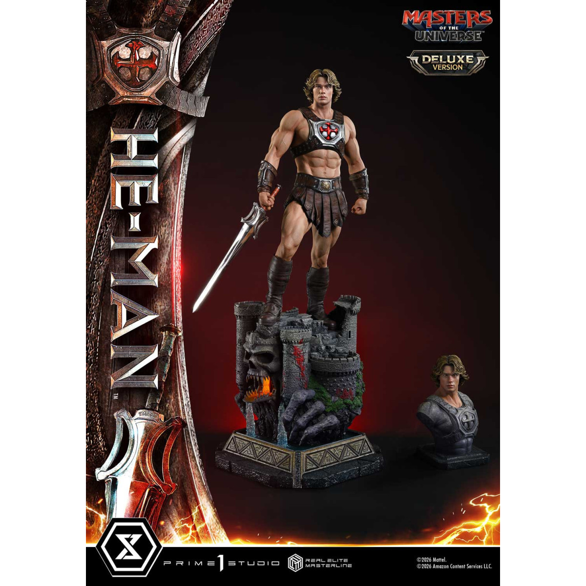 Prime 1 Studio - He-Man Deluxe Bonus Version - Masters of the Universe (2026) Real Elite Masterline 1/3