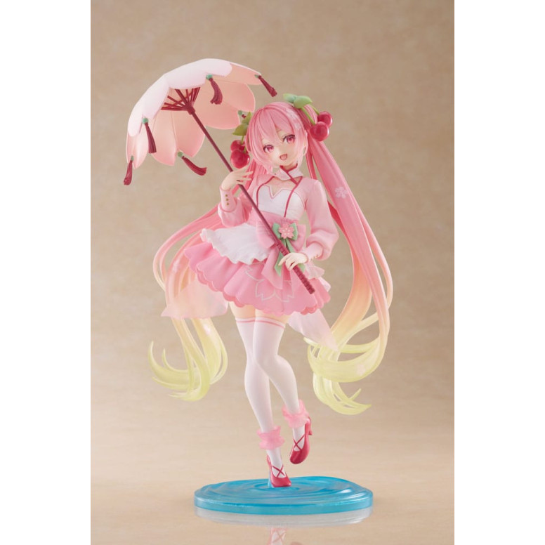 Taito AMP Fig – Hatsune Miku – SAKURA MIKU LANTERN VER. Figur