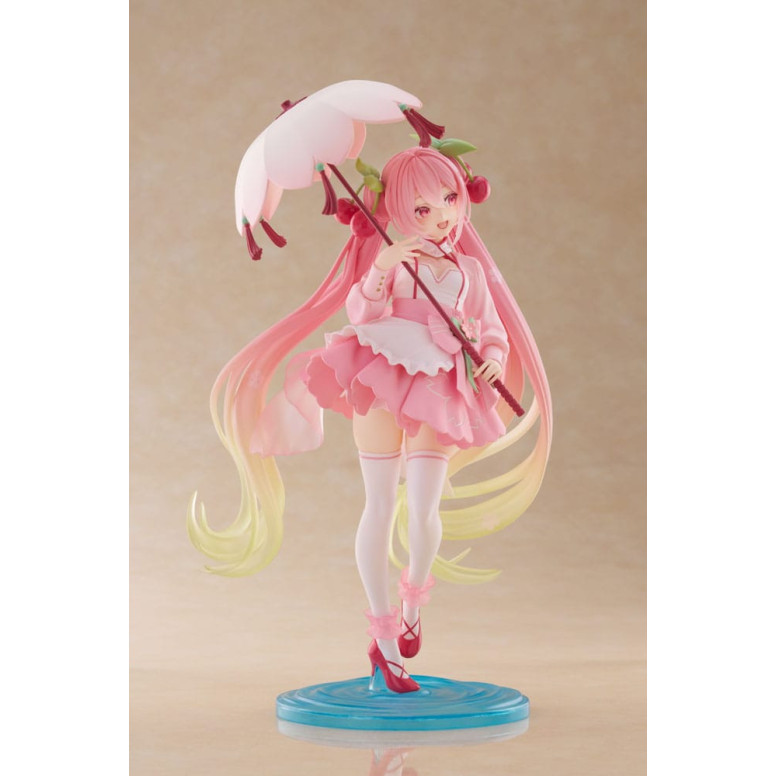 Taito AMP Fig – Hatsune Miku – SAKURA MIKU LANTERN VER. Figur