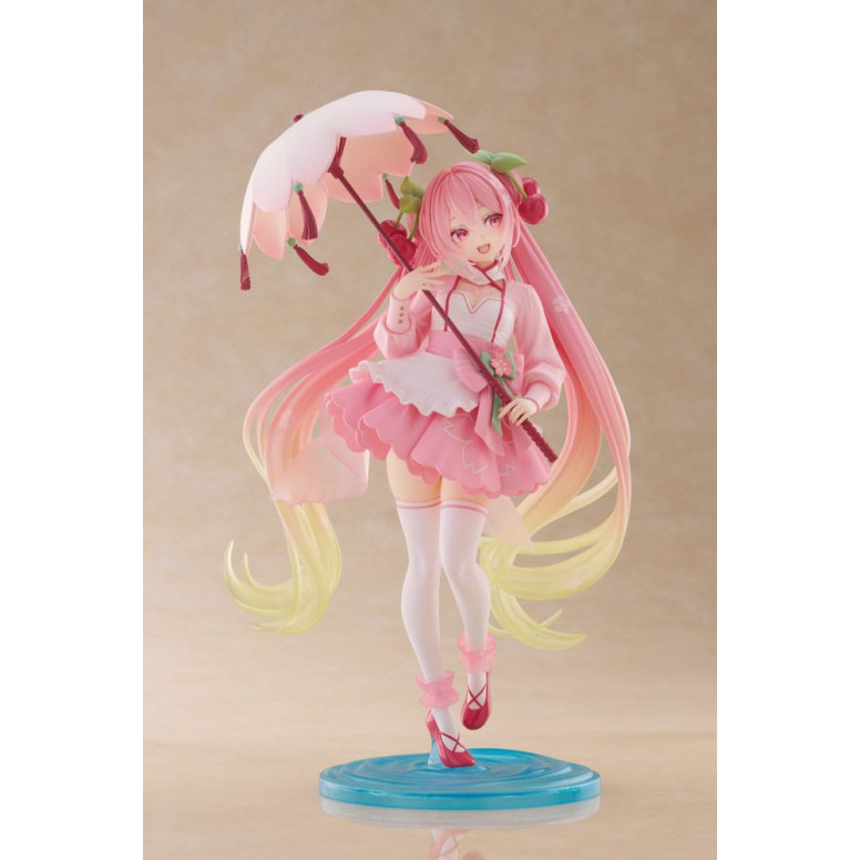 Taito AMP Fig – Hatsune Miku – SAKURA MIKU LANTERN VER. Figur