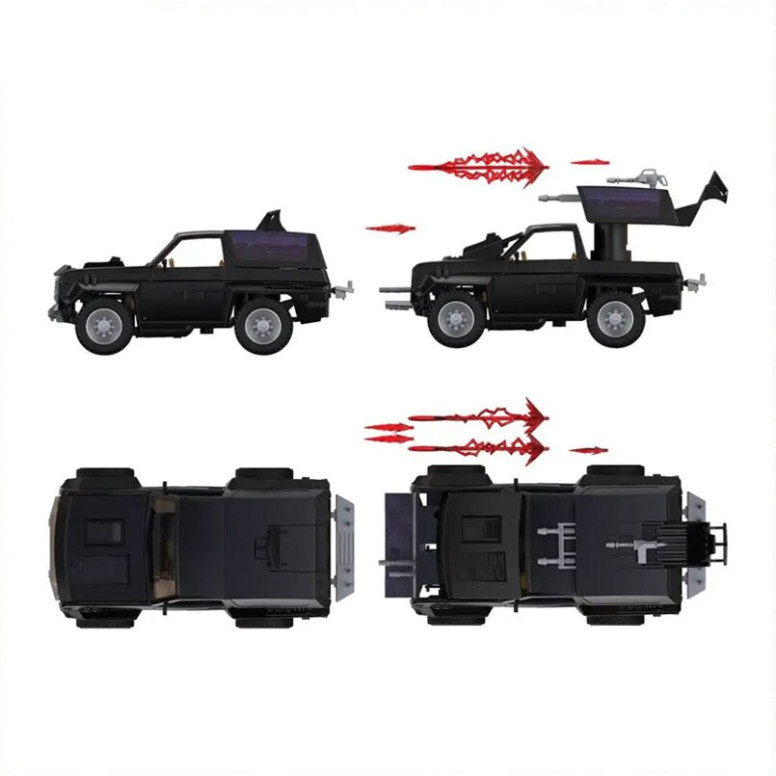 The loyal subjects - M.A.S.K. Wave 2 - Cliff Dagger mit Jackhammer AAV (Armored Assault Vehicle)