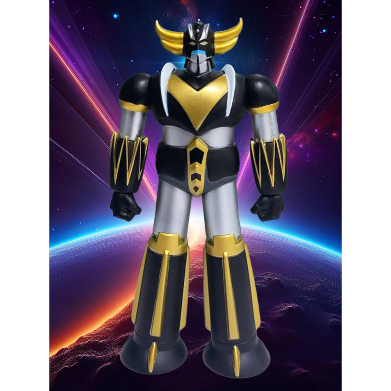 HL Pro - Grendizer Mini Metal Fabbrica Black & Gold Exclusive Figurine-Collector - Ufo Robot Grendizer