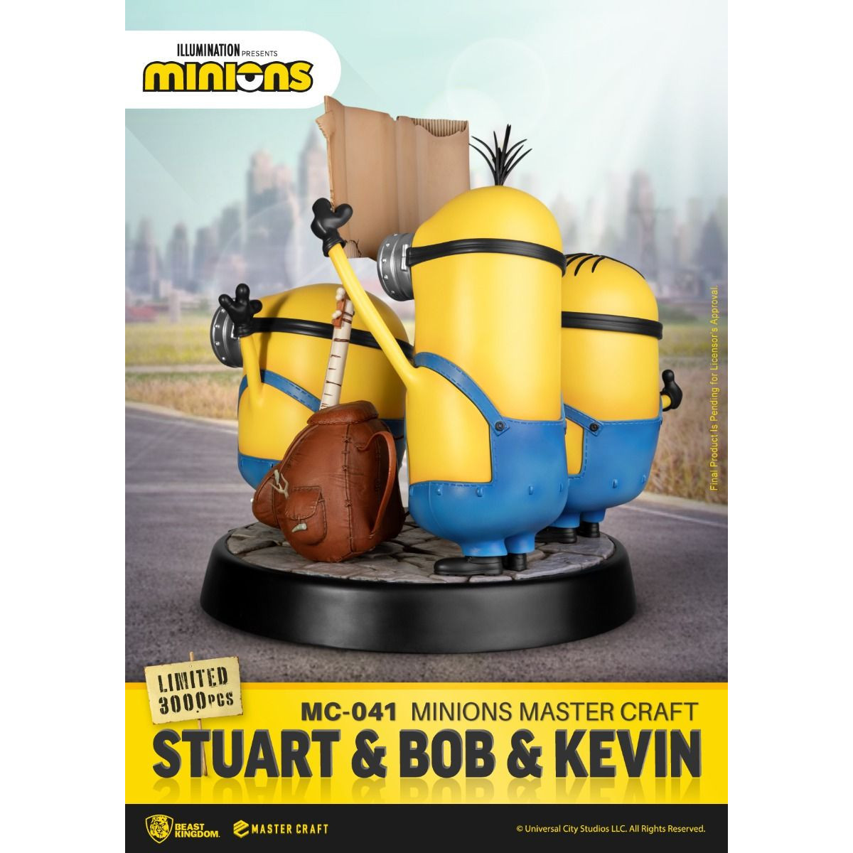 Beast Kingdom Beleuchtung – Master Craft Stuart & Bob & Kevin – Minions