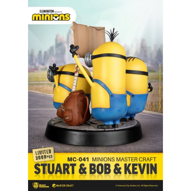 Beast Kingdom Beleuchtung – Master Craft Stuart & Bob & Kevin – Minions