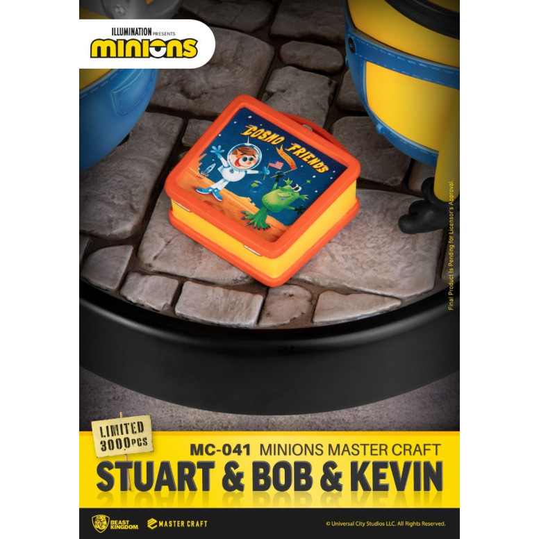 Beast Kingdom Beleuchtung – Master Craft Stuart & Bob & Kevin – Minions