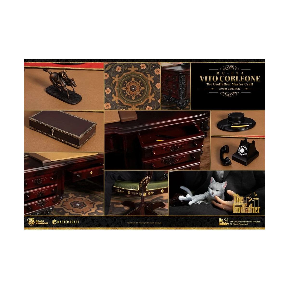 Beast Kingdom - Master Craft Vito Corleone – Der Pate