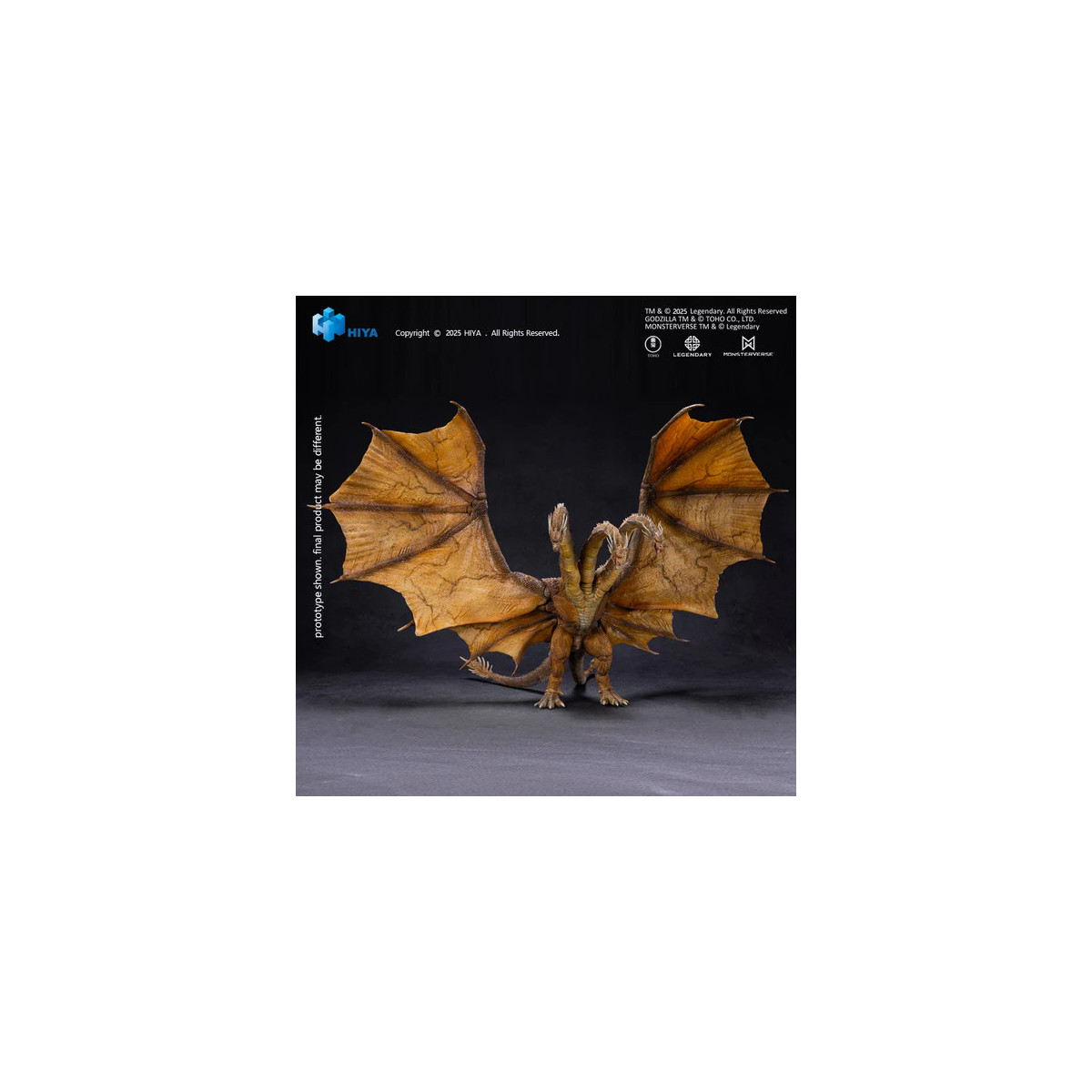 HIYA TOYS - Exquisite Basic Series 1/12 – King Ghidorah 2.0 – „ Godzilla: King of the Monsters“ (2019)