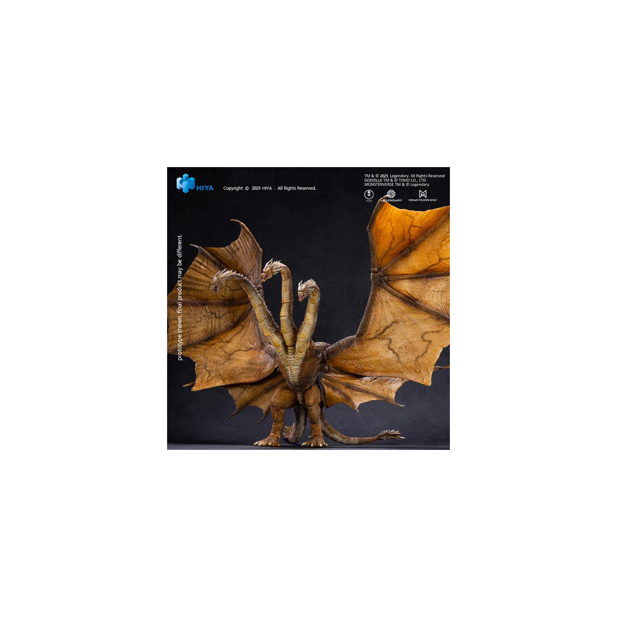 HIYA TOYS - Exquisite Basic Series 1/12 – King Ghidorah 2.0 – „ Godzilla: King of the Monsters“ (2019)
