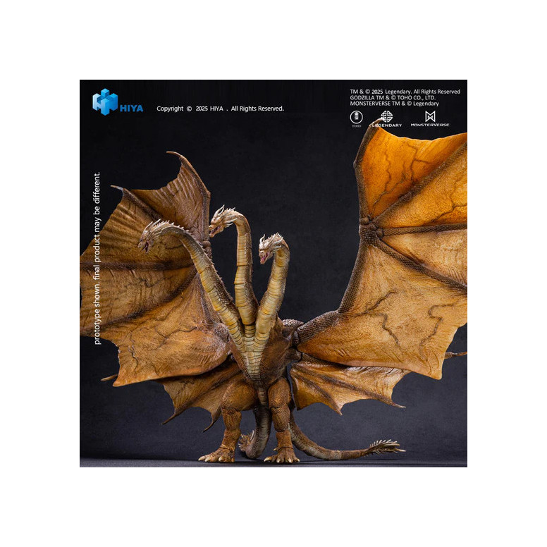 HIYA TOYS - Exquisite Basic Series 1/12 – King Ghidorah 2.0 – „ Godzilla: King of the Monsters“ (2019)