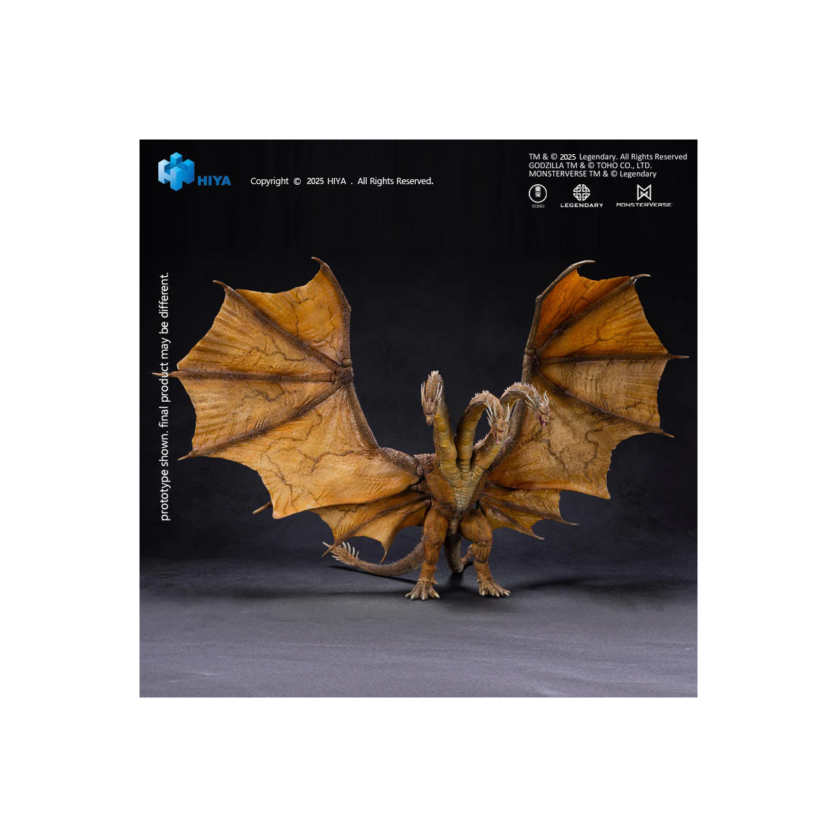 HIYA TOYS - Exquisite Basic Series 1/12 – King Ghidorah 2.0 – „ Godzilla: King of the Monsters“ (2019)