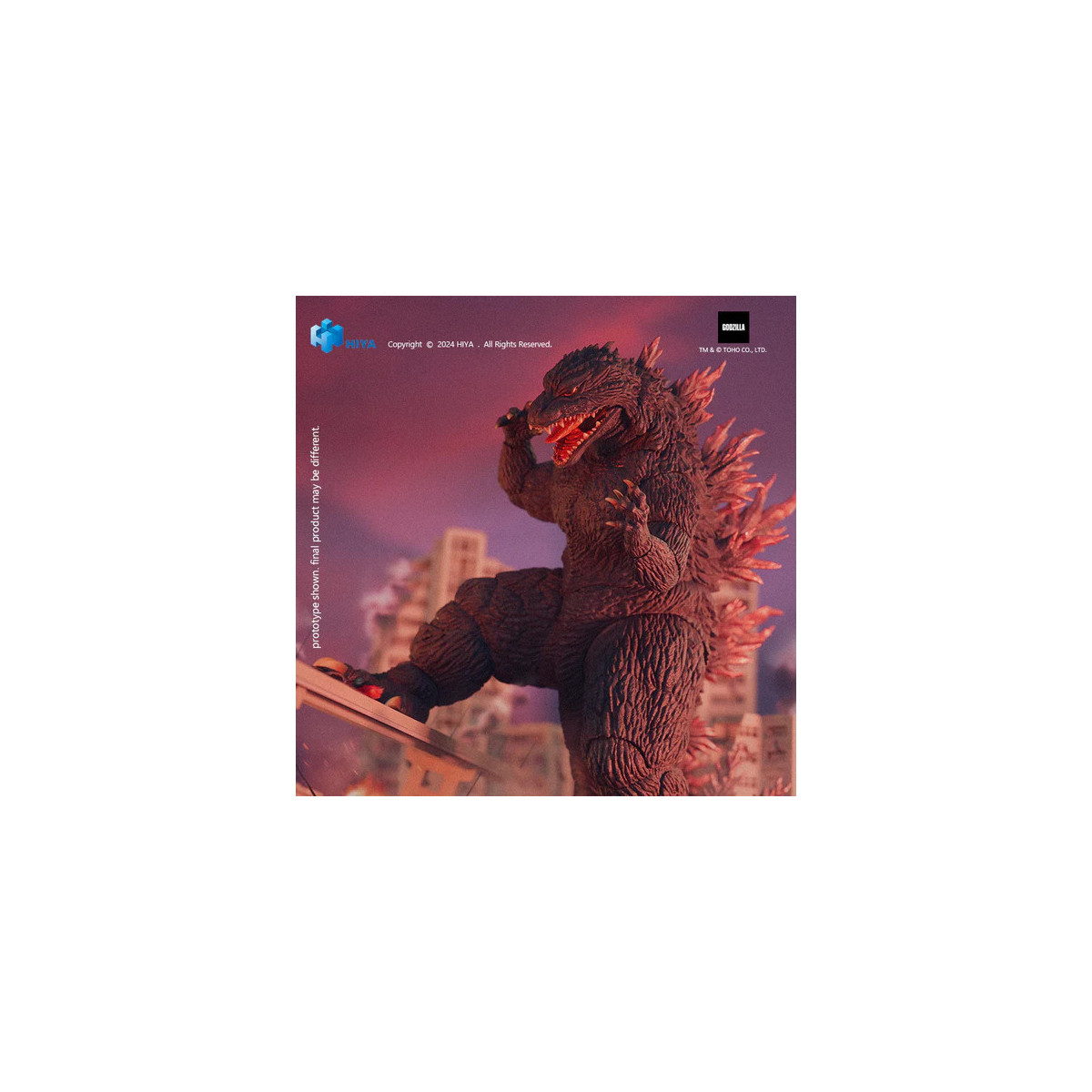 HIYA TOYS - Exquisite Basic Series 1/12 – „ Godzilla “ 2000: Millennium (1999)