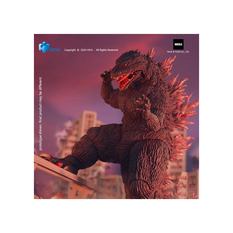 HIYA TOYS - Exquisite Basic Series 1/12 – „ Godzilla “ 2000: Millennium (1999)