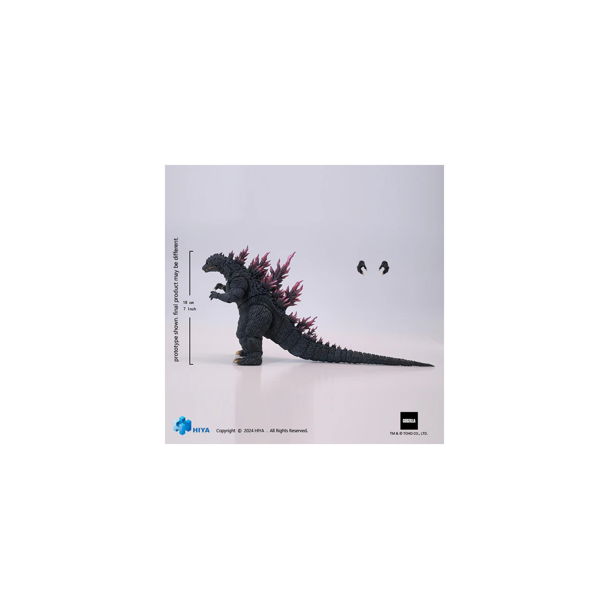 HIYA TOYS - Exquisite Basic Series 1/12 – „ Godzilla “ 2000: Millennium (1999)