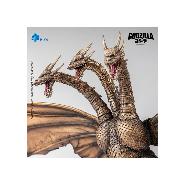 HIYA TOYS - Exquisite Basic Series 1/12 – KING GHIDORAH BATTLE DAMAGED Version – „ Godzilla “ vs. King Ghidorah (1991)