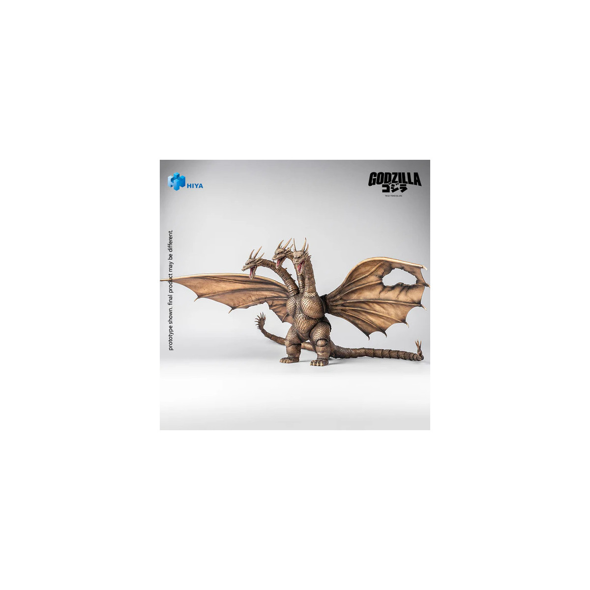 HIYA TOYS - Exquisite Basic Series 1/12 – KING GHIDORAH BATTLE DAMAGED Version – „ Godzilla “ vs. King Ghidorah (1991)