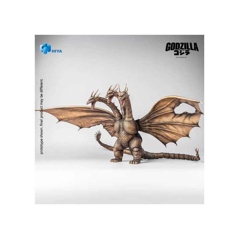 HIYA TOYS - Exquisite Basic Series 1/12 – KING GHIDORAH BATTLE DAMAGED Version – „ Godzilla “ vs. King Ghidorah (1991)