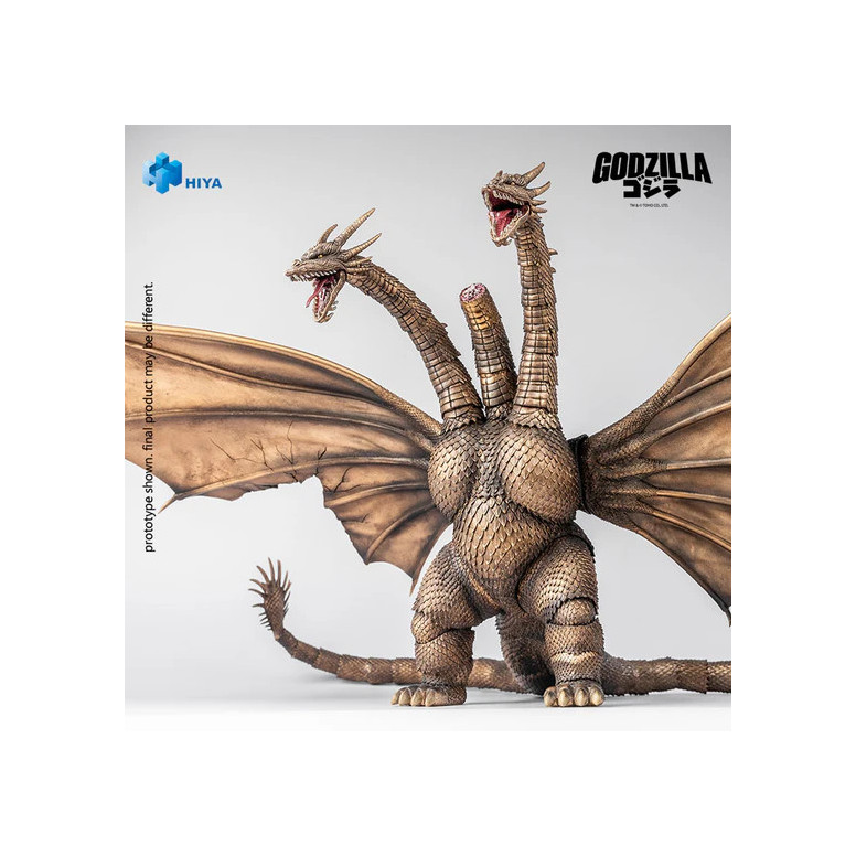 HIYA TOYS - Exquisite Basic Series 1/12 – KING GHIDORAH BATTLE DAMAGED Version – „ Godzilla “ vs. King Ghidorah (1991)