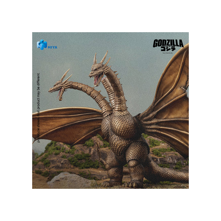 HIYA TOYS - Exquisite Basic Series 1/12 – KING GHIDORAH BATTLE DAMAGED Version – „ Godzilla “ vs. King Ghidorah (1991)