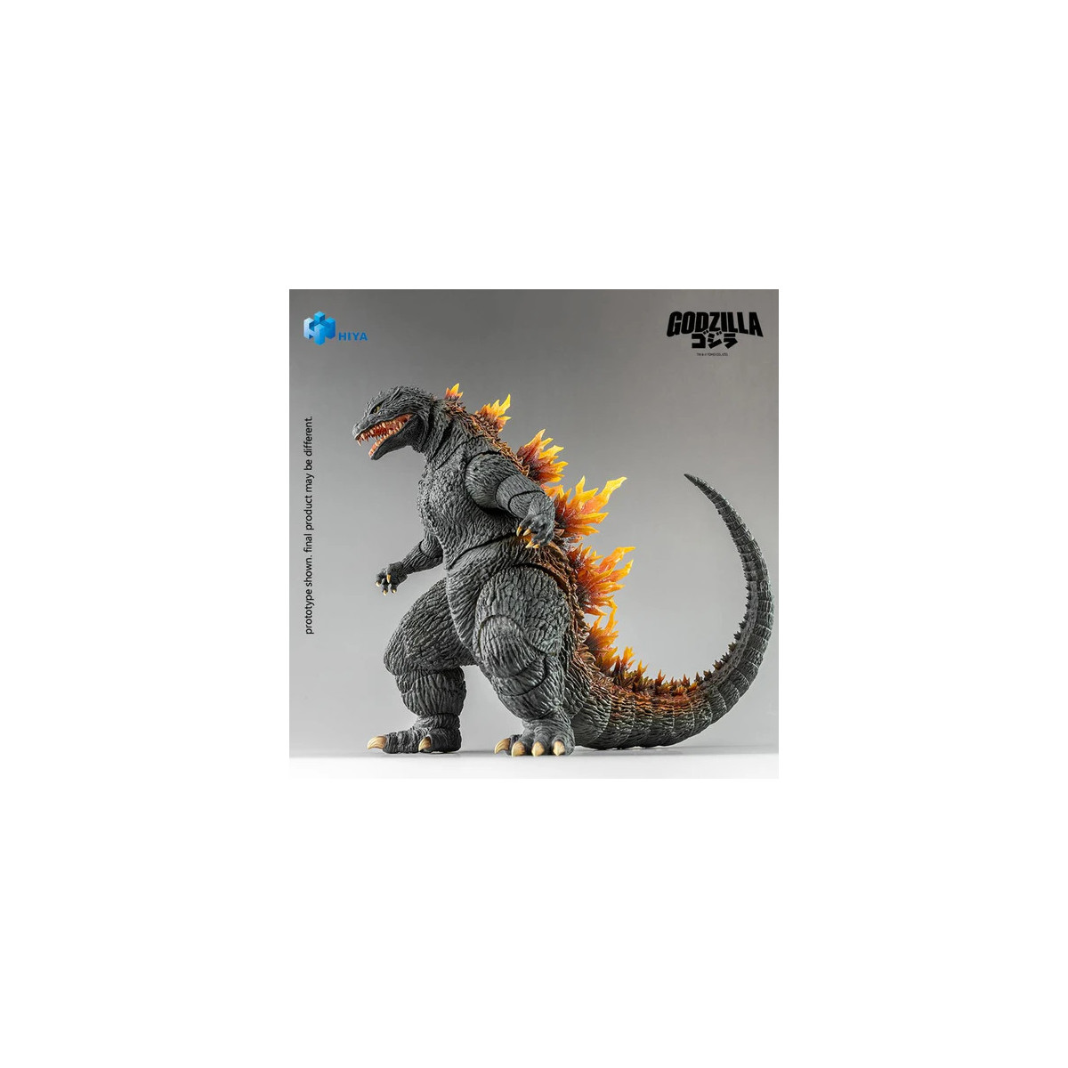 HIYA TOYS - Exquisite Basic Series 1/12 – „ Godzilla “ 2000 „Heat Ray“ Godzilla – „ Godzilla “ 2000: „Millennium“ (1999)