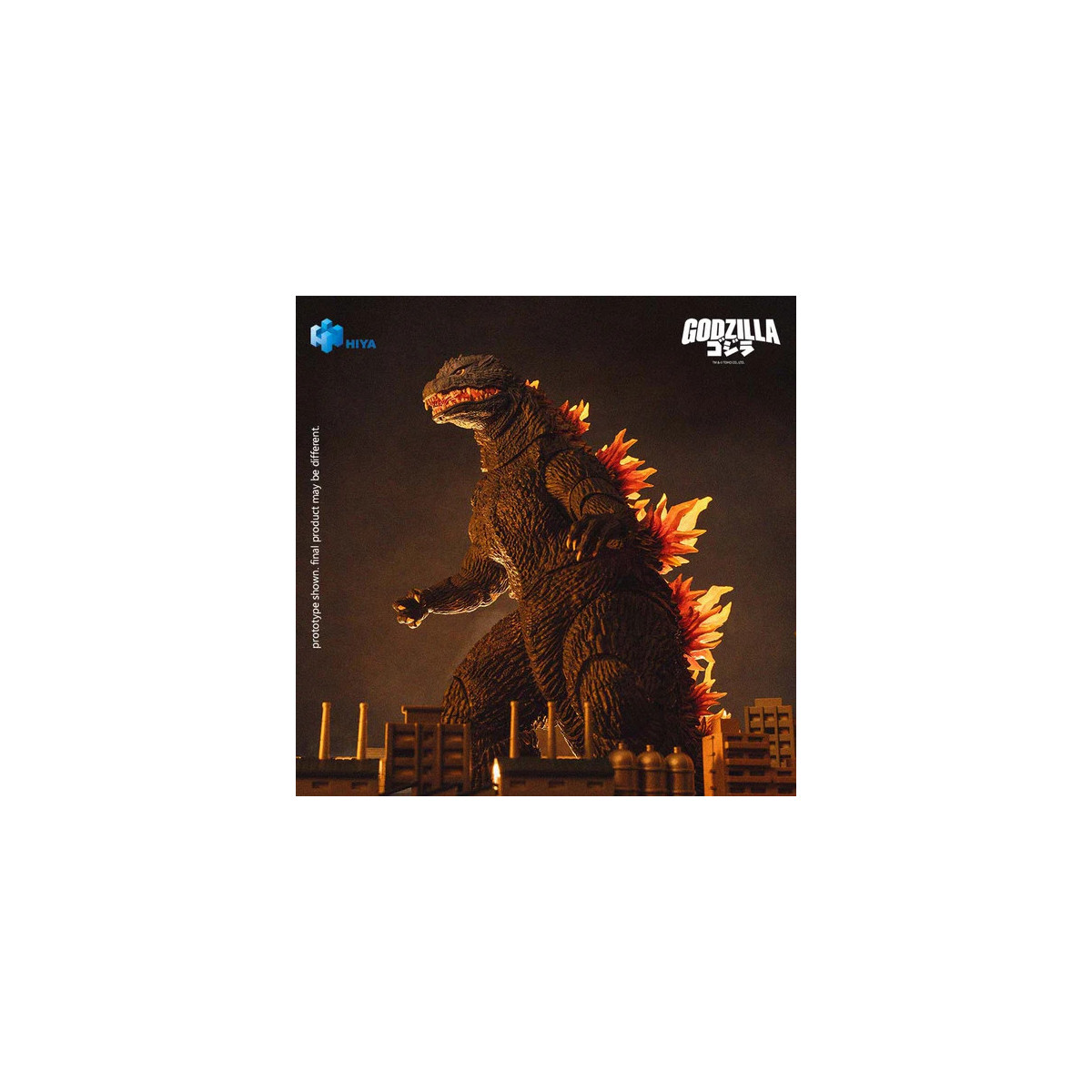 HIYA TOYS - Exquisite Basic Series 1/12 – „ Godzilla “ 2000 „Heat Ray“ Godzilla – „ Godzilla “ 2000: „Millennium“ (1999)