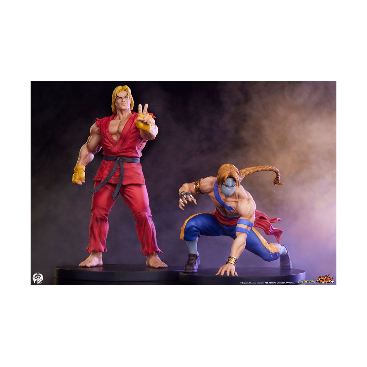PCS - Street Fighter: Street Jam – Ken & Vega im Maßstab 1:10, Statuen-Set