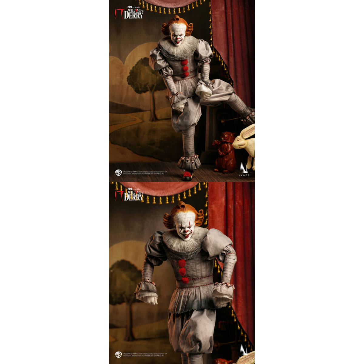 INART – Pennywise 1/6 Sammlerfigur – IT: Willkommen in Derry, Staffel 1