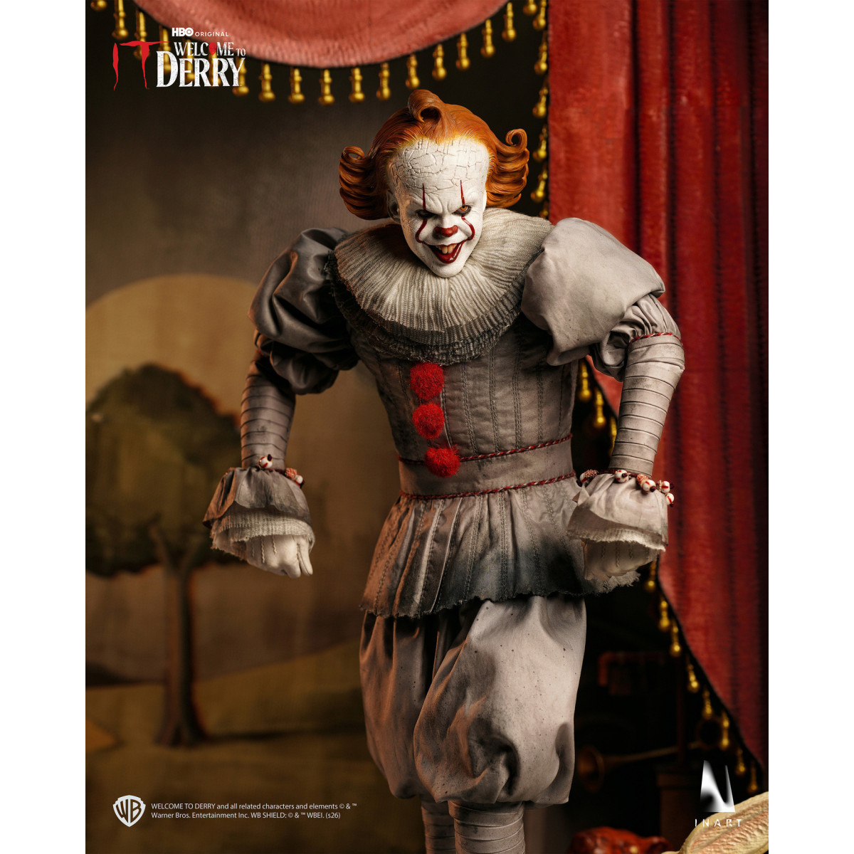 INART – Pennywise 1/6 Sammlerfigur – IT: Willkommen in Derry, Staffel 1