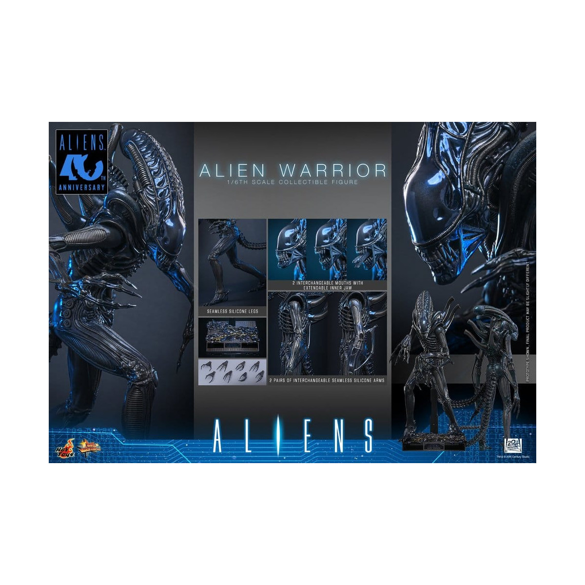 Hot Toys – Aliens  –  Alien Warrior v2 MMS, Maßstab 1:6