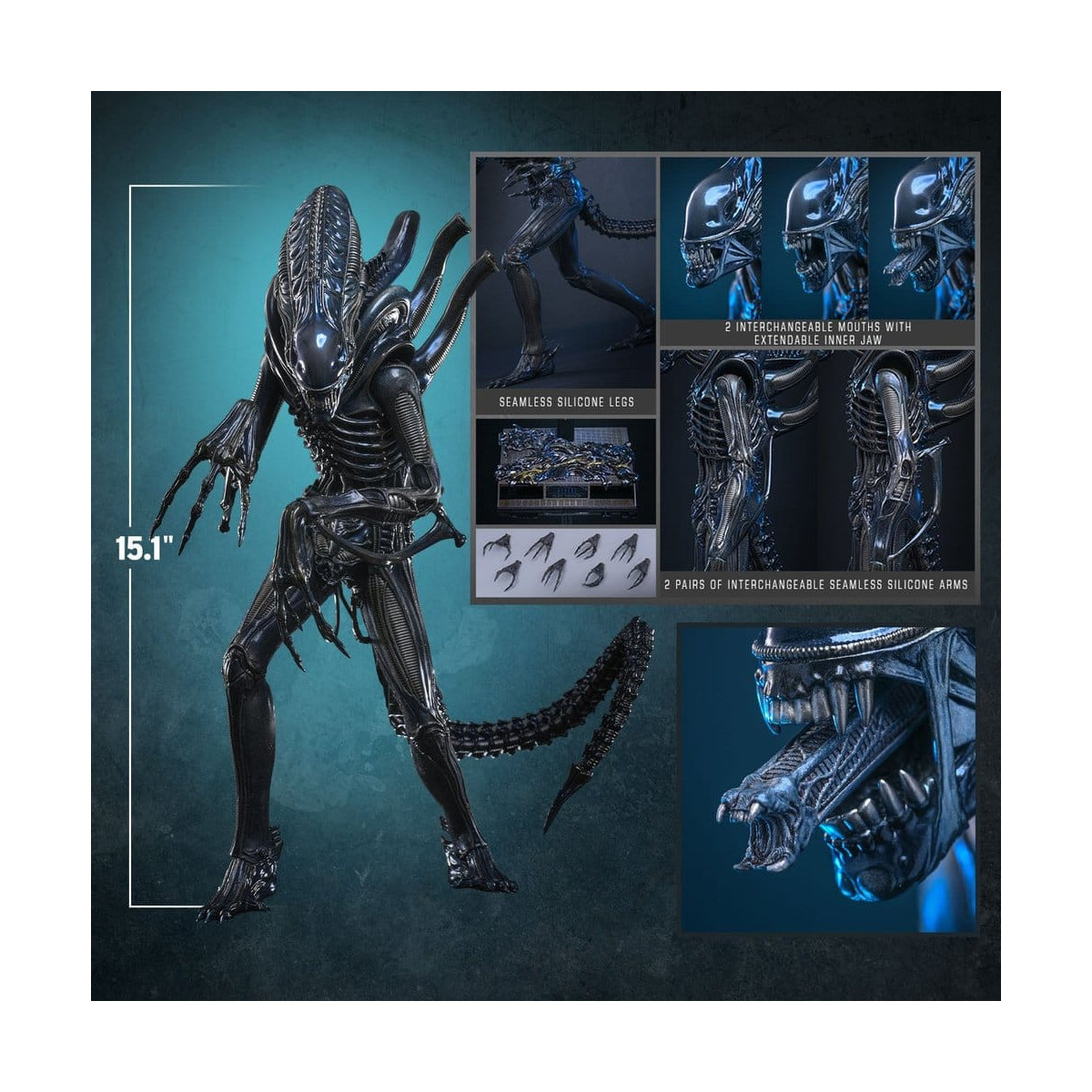Hot Toys – Aliens  –  Alien Warrior v2 MMS, Maßstab 1:6