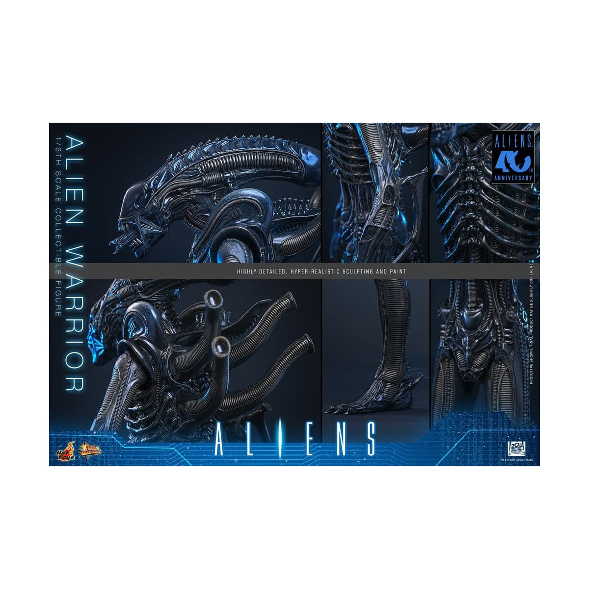 Hot Toys – Aliens  –  Alien Warrior v2 MMS, Maßstab 1:6