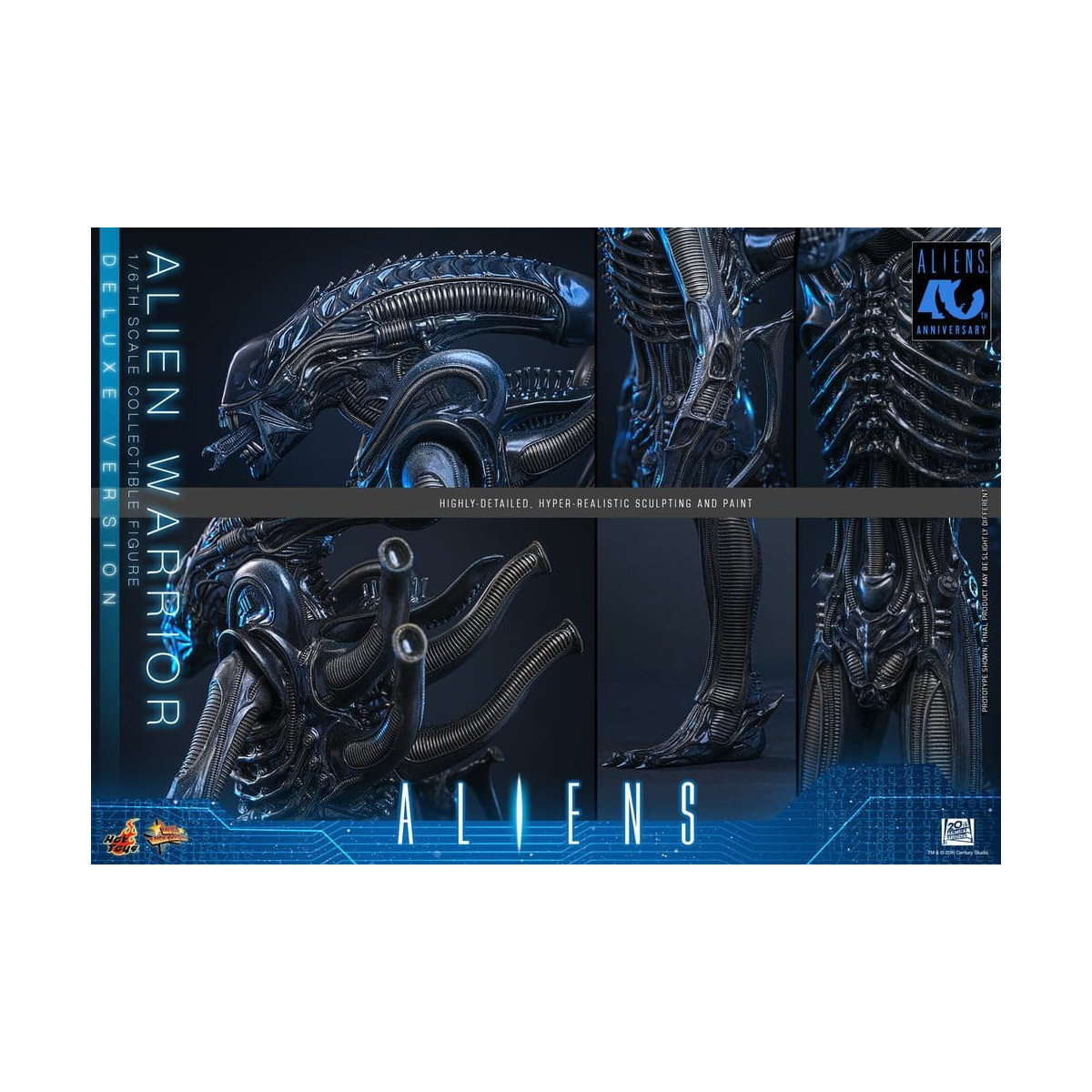 Hot Toys – Aliens  –  Alien Warrior v2 Deluxe MMS, Maßstab 1:6