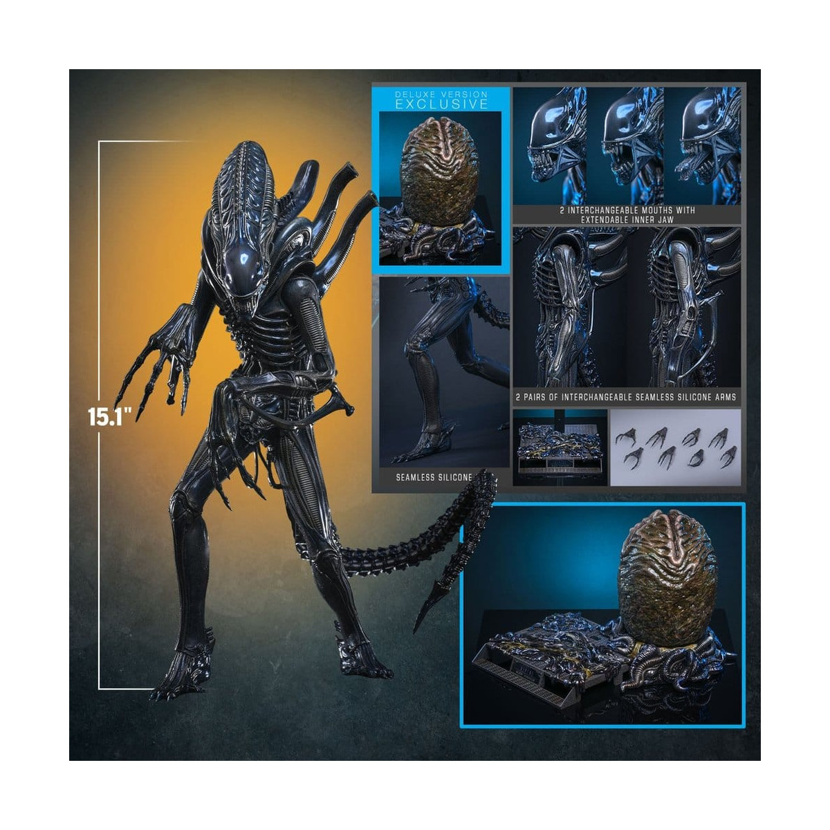 Hot Toys – Aliens  –  Alien Warrior v2 Deluxe MMS, Maßstab 1:6