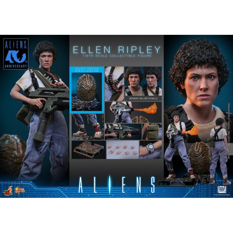 Hot Toys – Aliens – Ellen Ripley Deluxe version MMS , Maßstab 1:6