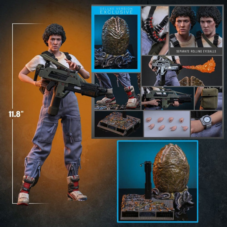 Hot Toys – Aliens – Ellen Ripley Deluxe version MMS , Maßstab 1:6