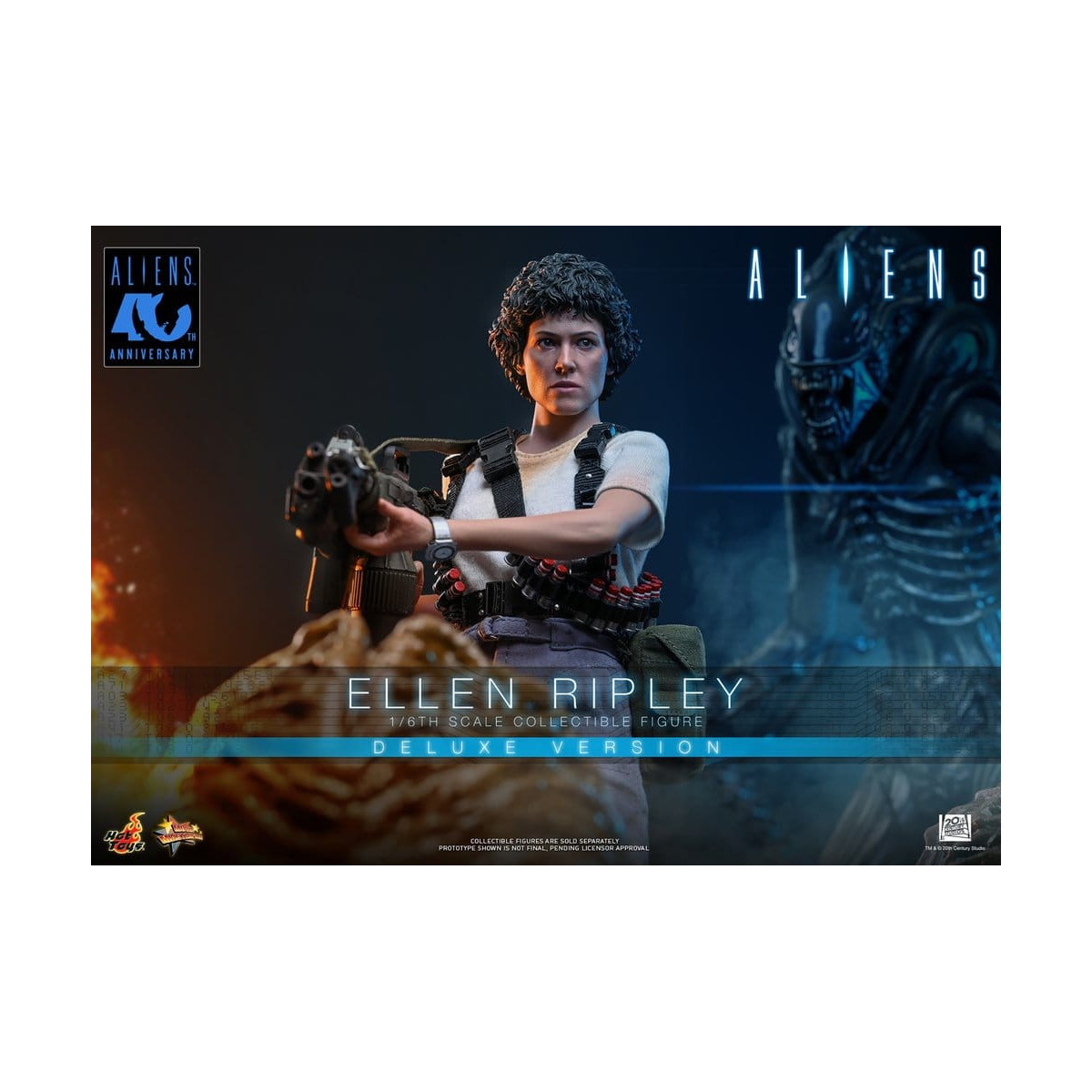 Hot Toys – Aliens – Ellen Ripley Deluxe version MMS , Maßstab 1:6