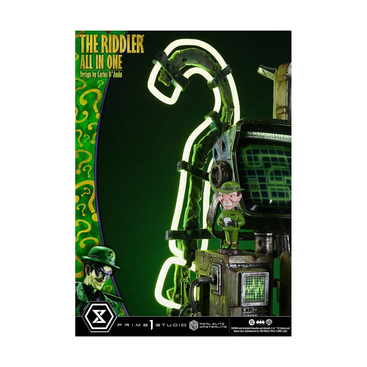 Prime 1 Studio - The Riddler All In One (Design: Carlos D'Anda) – Real Elite Masterline Serie 1/3