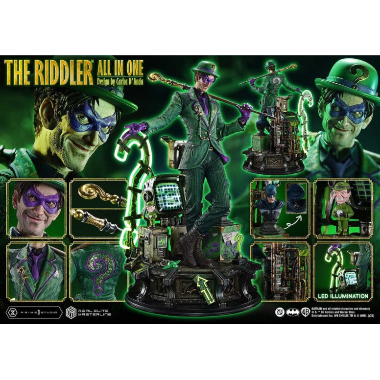 Prime 1 Studio - The Riddler All In One (Design: Carlos D'Anda) – Real Elite Masterline Serie 1/3