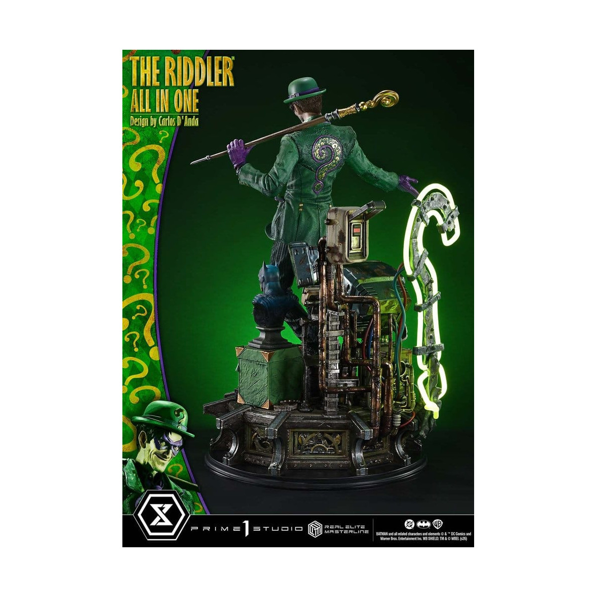 Prime 1 Studio - The Riddler All In One (Design: Carlos D'Anda) – Real Elite Masterline Serie 1/3