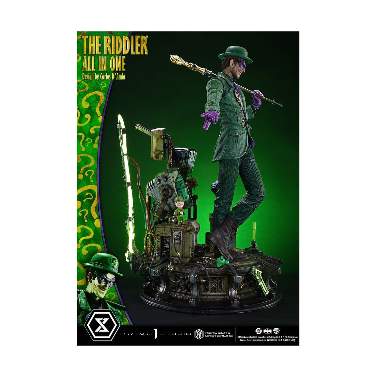 Prime 1 Studio - The Riddler All In One (Design: Carlos D'Anda) – Real Elite Masterline Serie 1/3
