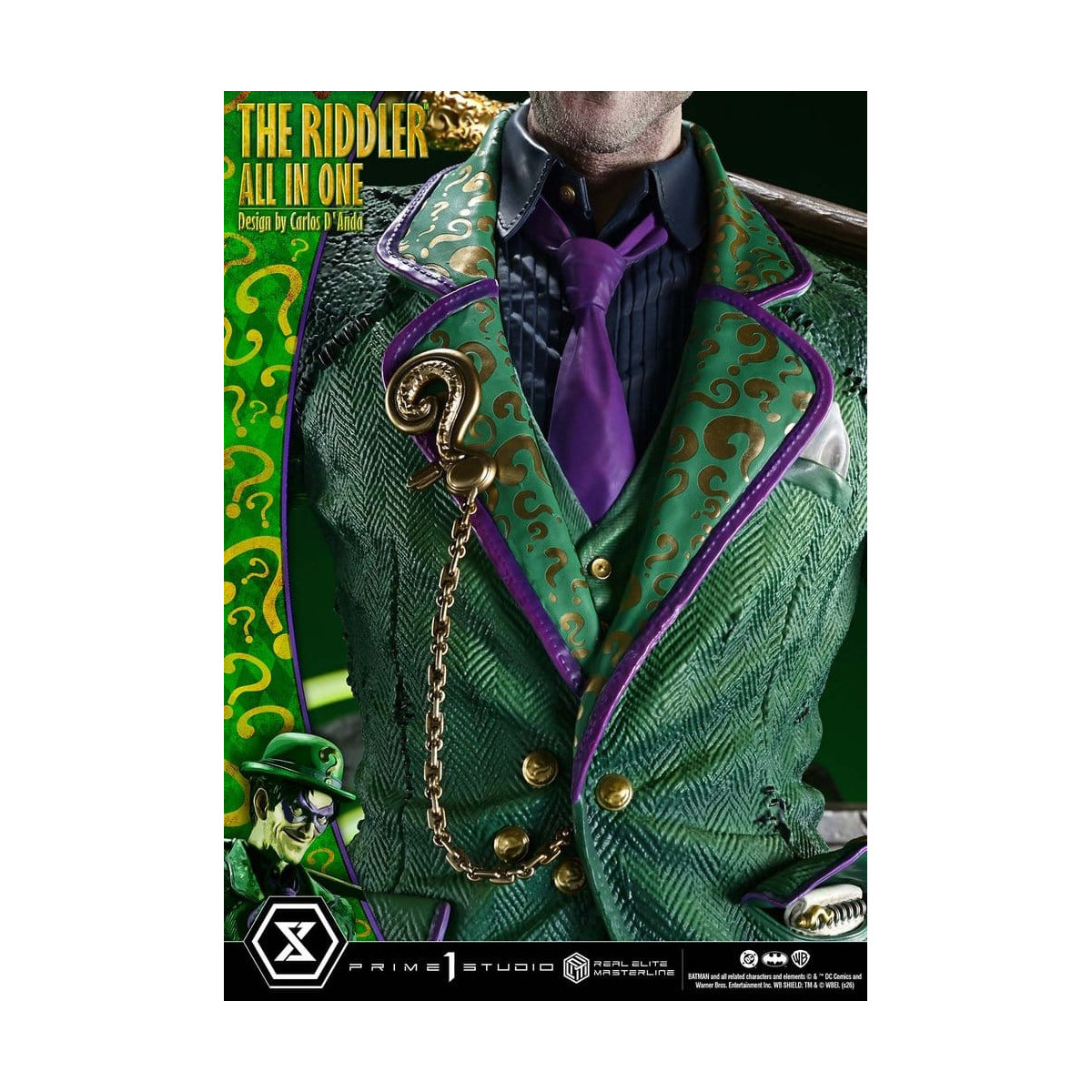 Prime 1 Studio - The Riddler All In One (Design: Carlos D'Anda) – Real Elite Masterline Serie 1/3