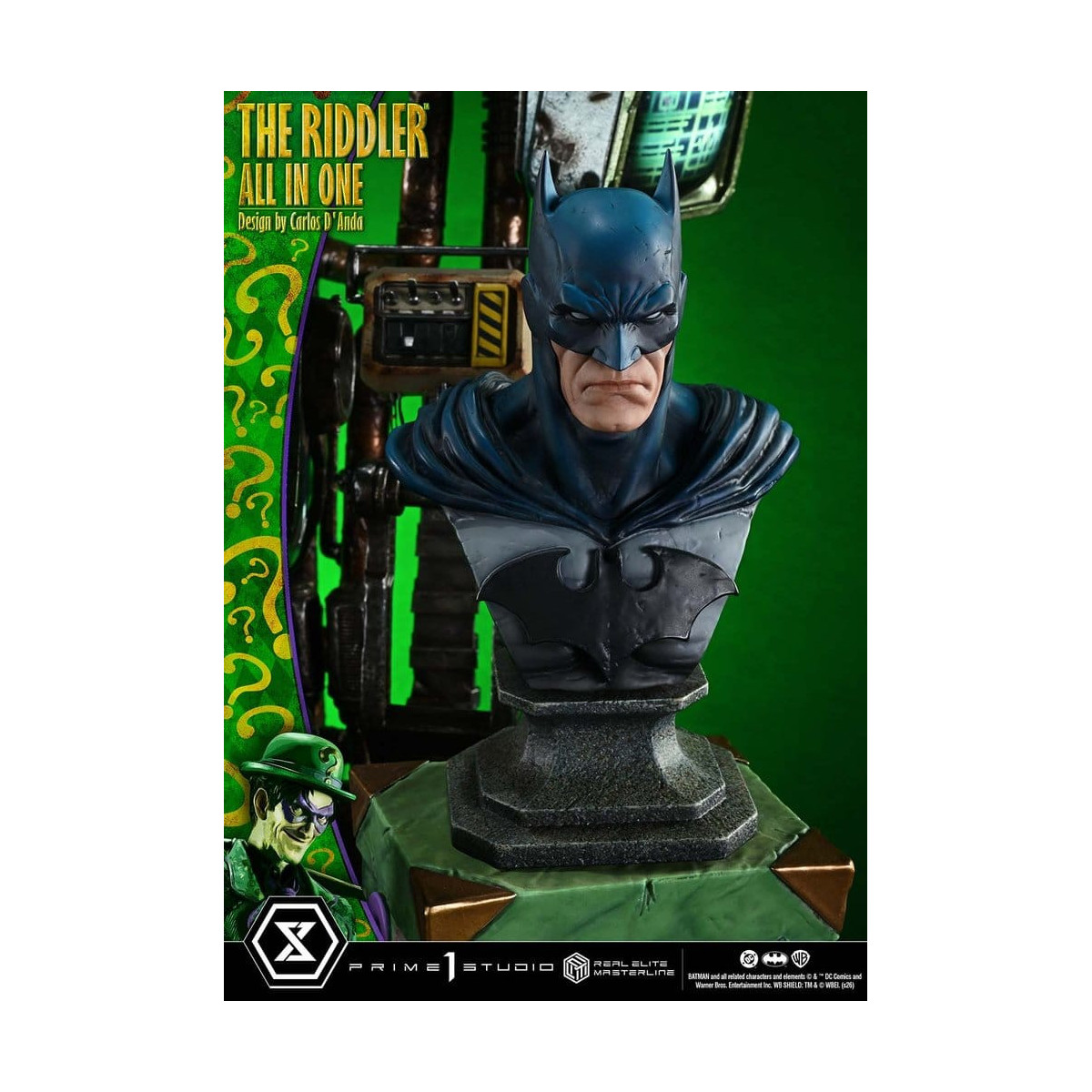 Prime 1 Studio - The Riddler All In One (Design: Carlos D'Anda) – Real Elite Masterline Serie 1/3