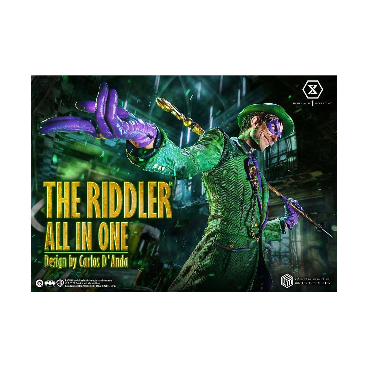 Prime 1 Studio - The Riddler All In One (Design: Carlos D'Anda) – Real Elite Masterline Serie 1/3