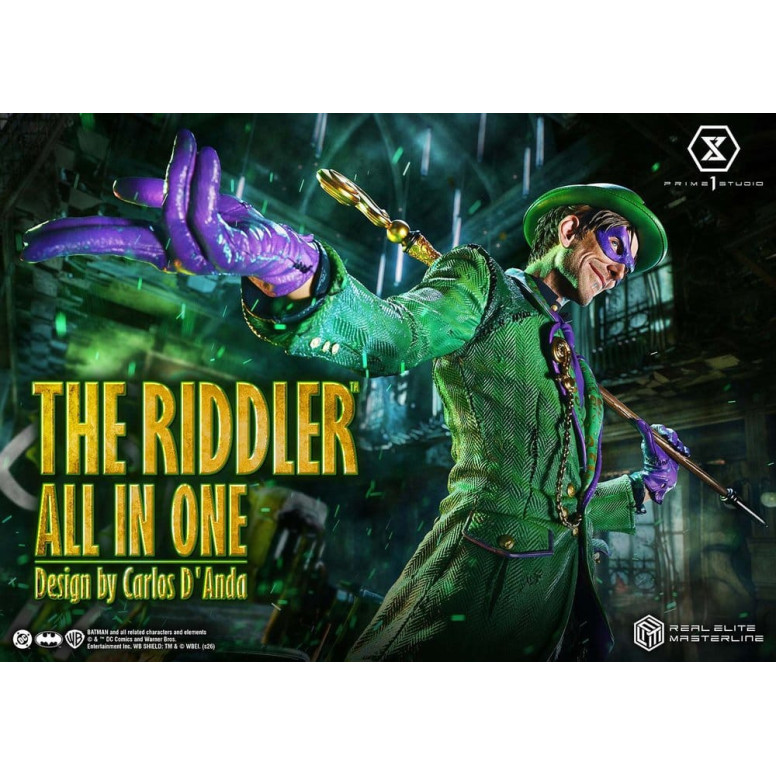 Prime 1 Studio - The Riddler All In One (Design: Carlos D'Anda) – Real Elite Masterline Serie 1/3