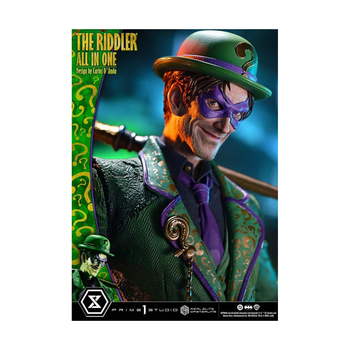 Prime 1 Studio - The Riddler All In One (Design: Carlos D'Anda) – Real Elite Masterline Serie 1/3