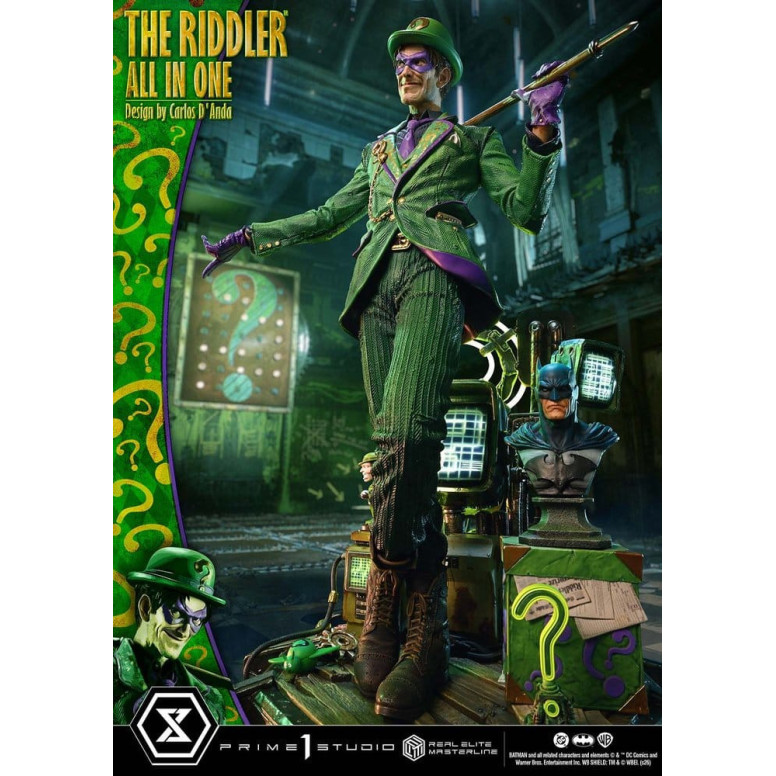 Prime 1 Studio - The Riddler All In One (Design: Carlos D'Anda) – Real Elite Masterline Serie 1/3