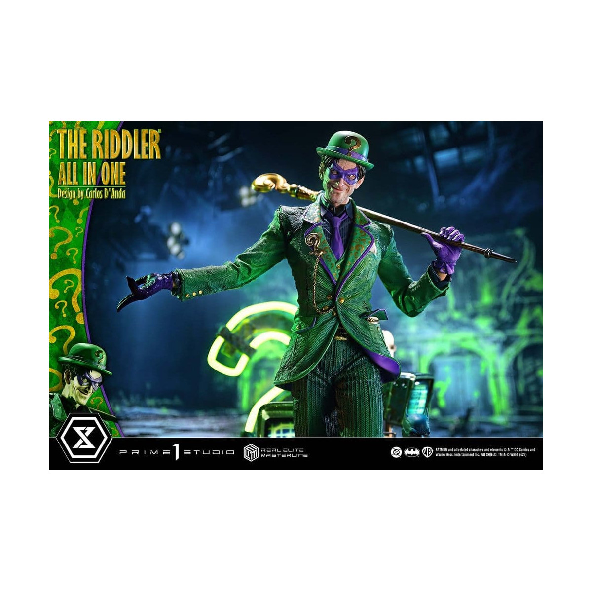 Prime 1 Studio - The Riddler All In One (Design: Carlos D'Anda) – Real Elite Masterline Serie 1/3