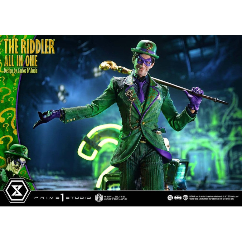 Prime 1 Studio - The Riddler All In One (Design: Carlos D'Anda) – Real Elite Masterline Serie 1/3