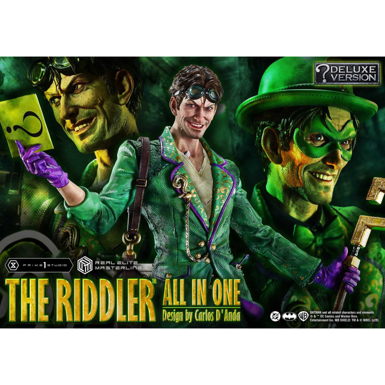 Prime 1 Studio - The Riddler All In One (Design von Carlos D'Anda) DX-Bonusversion – Real Elite Masterline-Serie 1/3