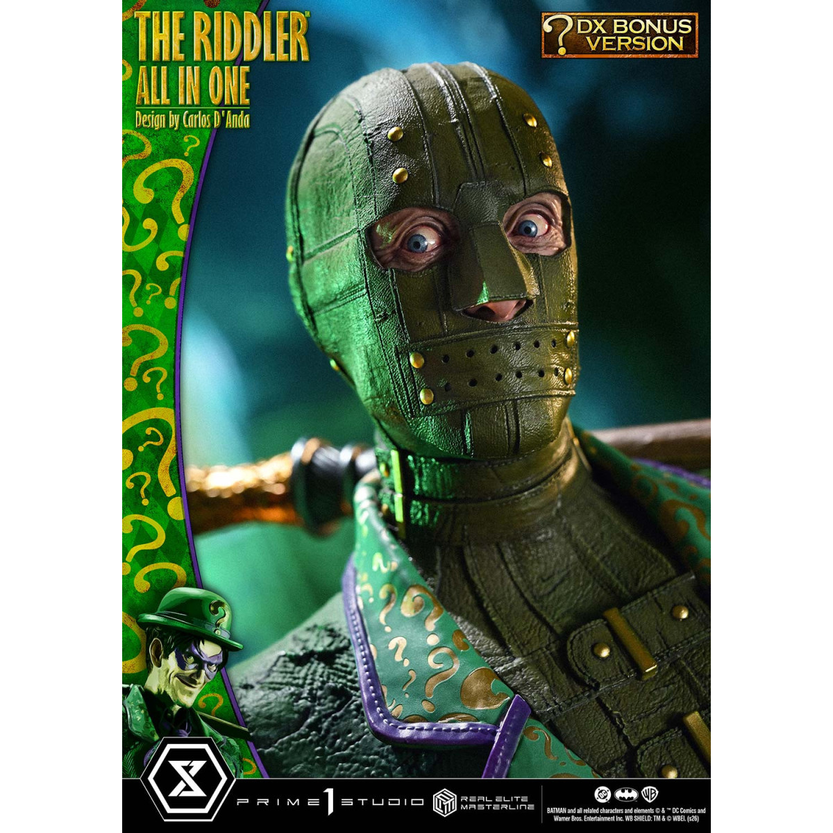 Prime 1 Studio - The Riddler All In One (Design von Carlos D'Anda) DX-Bonusversion – Real Elite Masterline-Serie 1/3