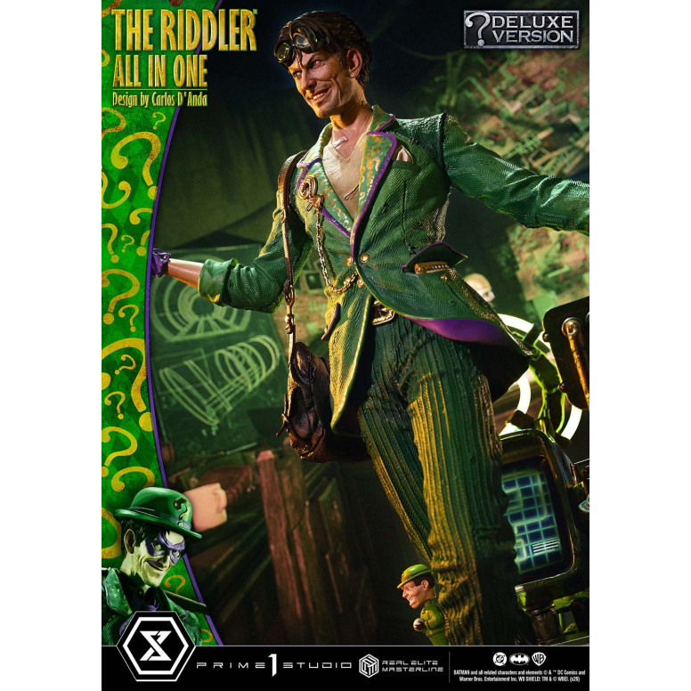 Prime 1 Studio - The Riddler All In One (Design von Carlos D'Anda) DX-Bonusversion – Real Elite Masterline-Serie 1/3